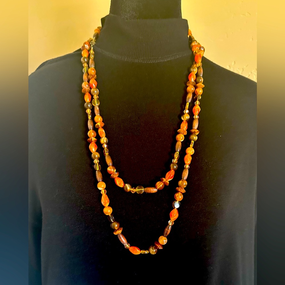 Baltic Amber 30 in. two strand Necklace